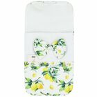 مدس بطبعة الليمون باللون الابيض للبنات, 1, hi-res