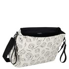 White Ikonik Karl Logo Changing Bag, 1, hi-res