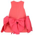 Girls Red Bow Dress, 2, hi-res