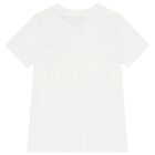 Boys White Logo T-Shirt, 2, hi-res