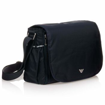 Navy Blue Logo Baby Changing Bag