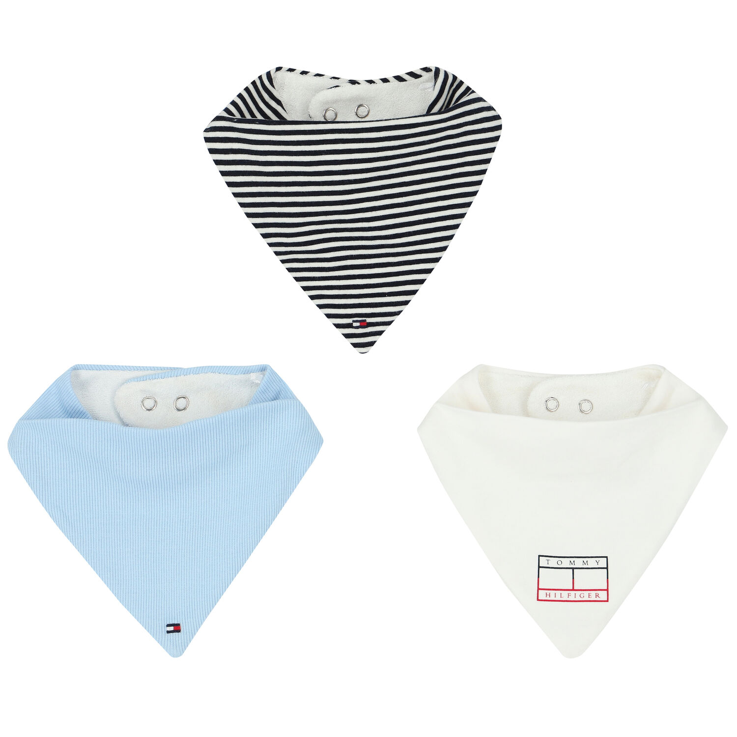 Baby Boys Bandana Bib Set (3-Pack), 2, hi-res