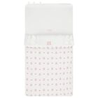 Baby Girls White & Pink Logo Nest, 1, hi-res