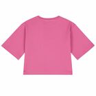 Girls Pink Logo T-Shirt, 1, hi-res