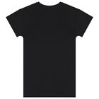 Girls Black Daisy Rhinestones Dress, 1, hi-res