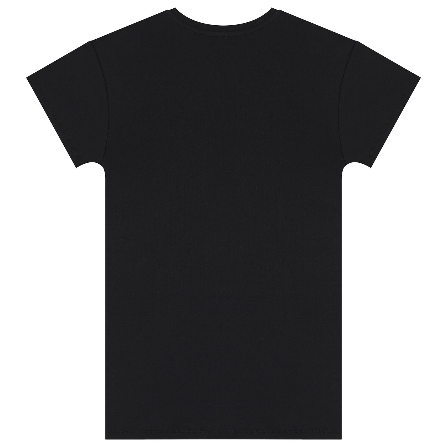 Girls Black Daisy Rhinestones Dress, 1, hi-res