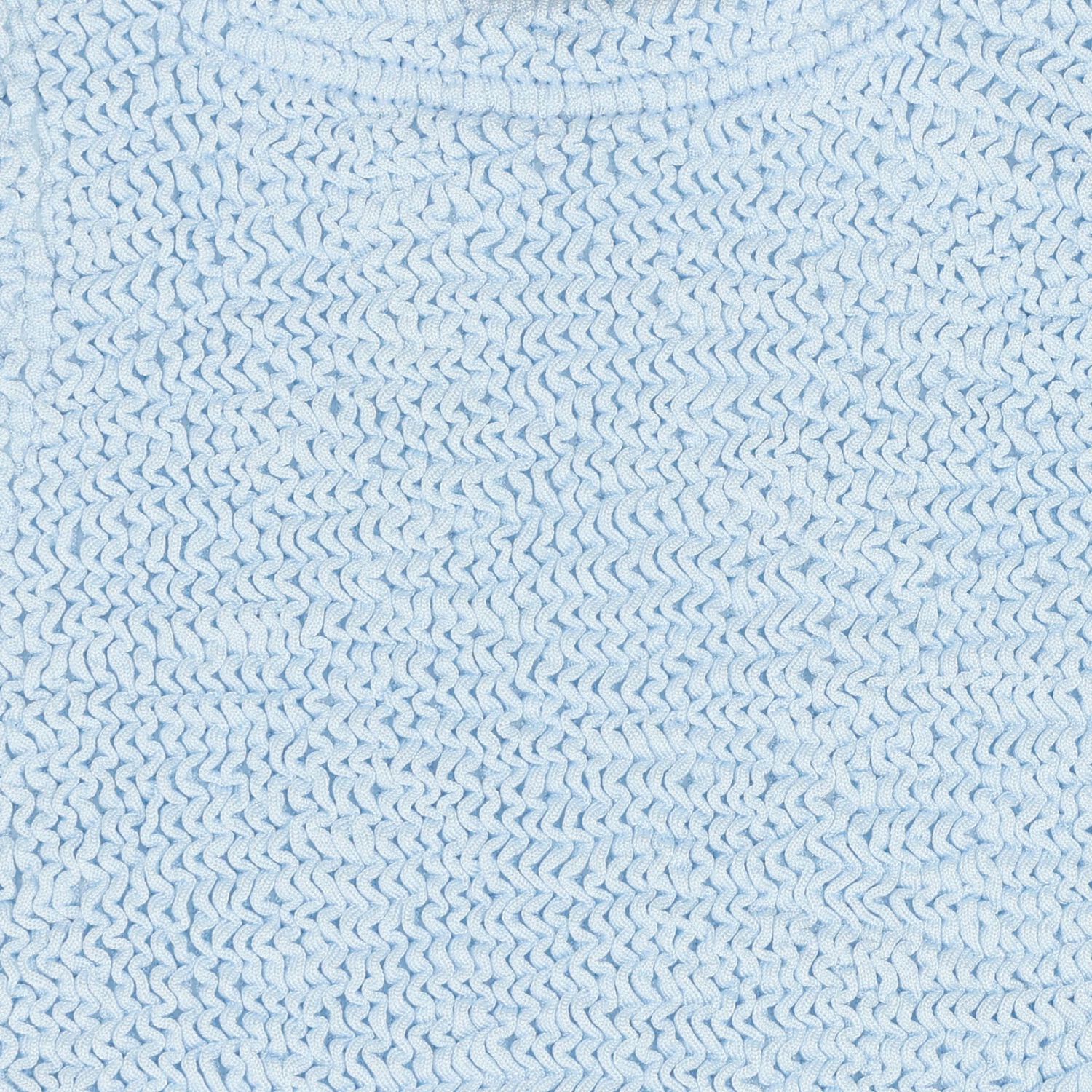 Girls Blue Crinkle Swimsuit, 7, hi-res