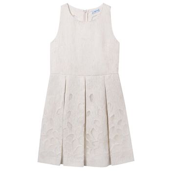 Girls Beige Dress