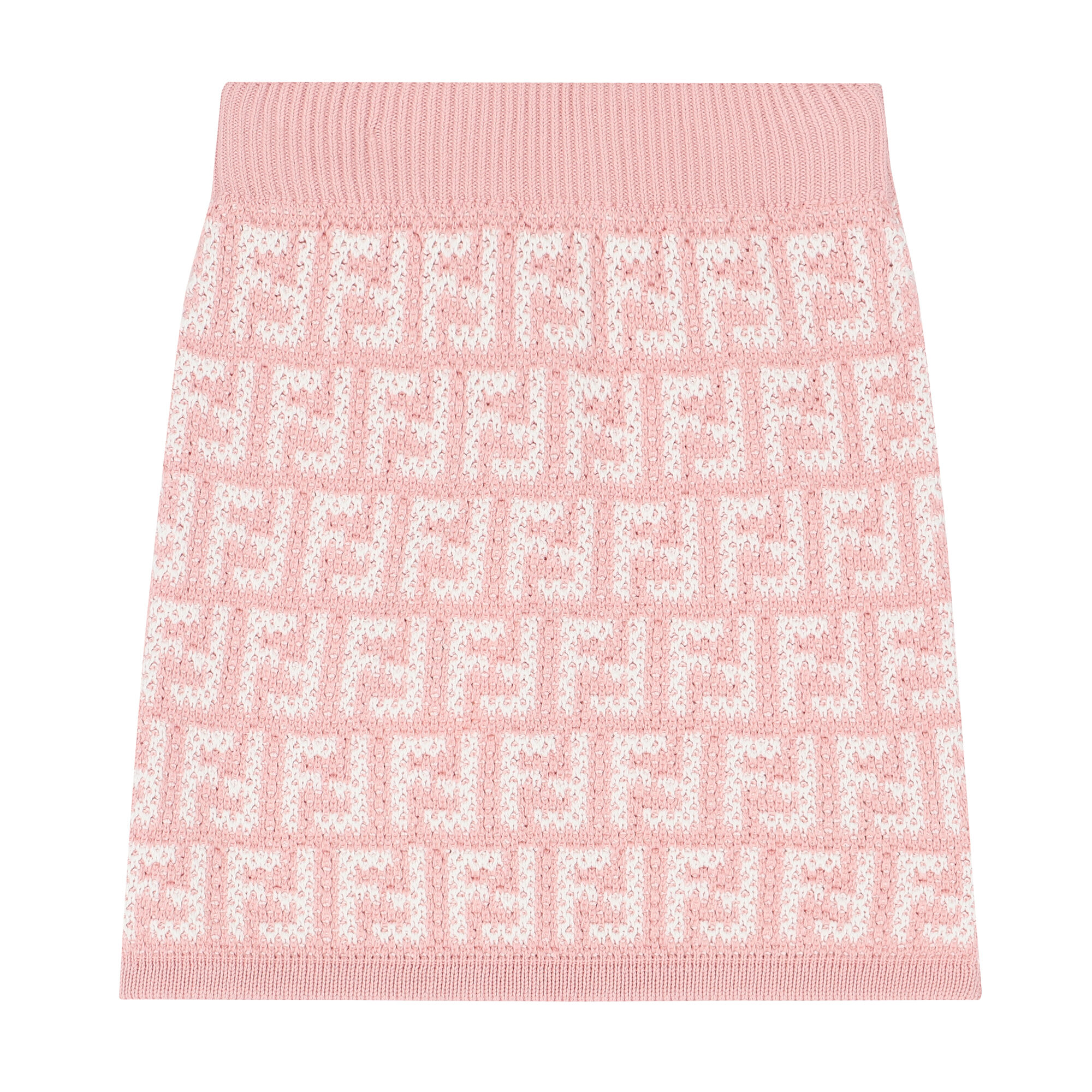 Fendi Girls Pink FF Logo Skirt Junior Couture UAE
