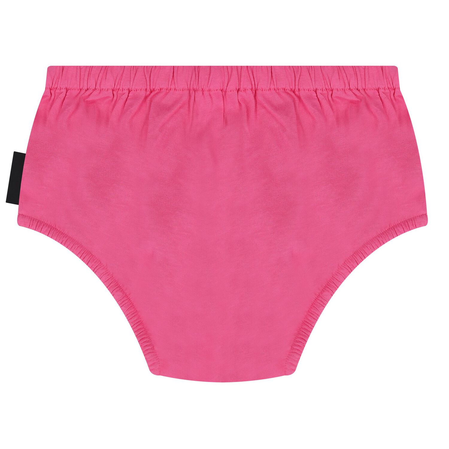 طقم فستان باللون وردي بشعار , 1, hi-res