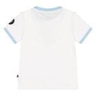 Younger Boys White Logo T-Shirt, 2, hi-res