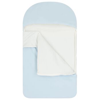 عش أطفال بشعار تيدي بير باللون الأزرق للأولاد