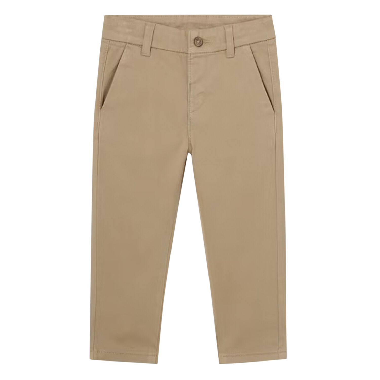 Younger Boys Beige Trousers, 1, hi-res