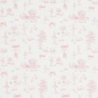 Baby Girls White & Pink Swan Blanket, 1, hi-res