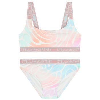 بيكيني للبنات متعدد الألوان 