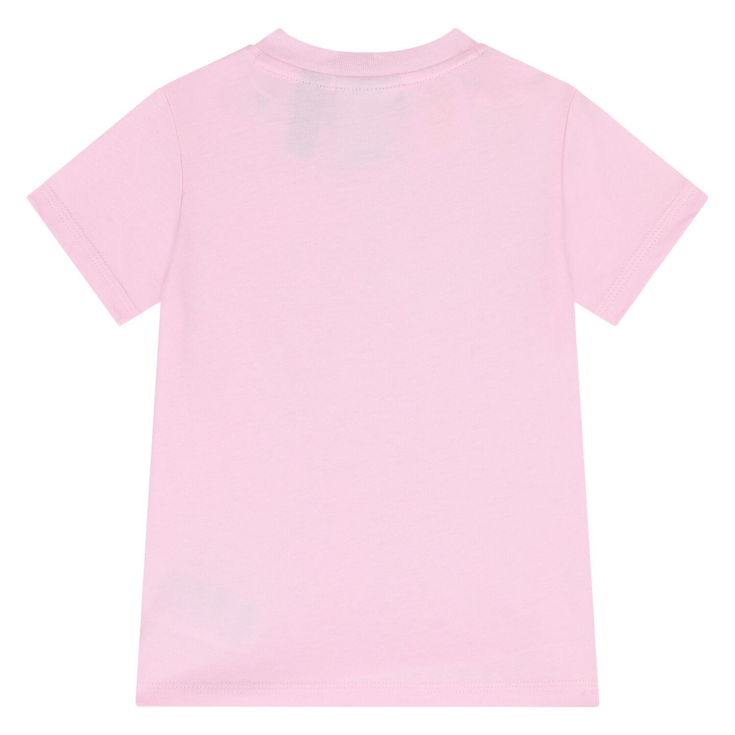 Younger Girls Pink & Black Smiley Logo Shorts Set, 2, hi-res