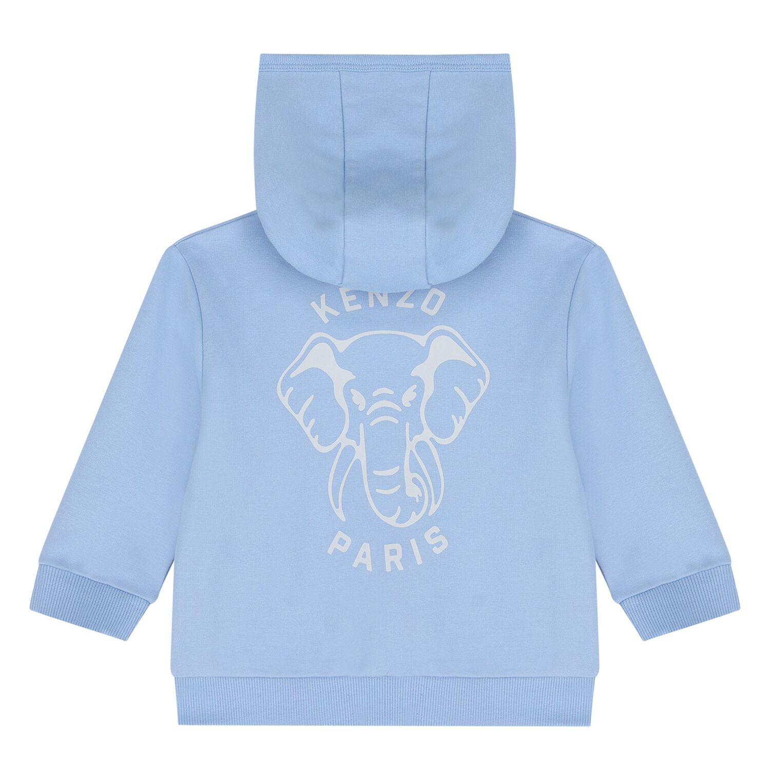 Baby Boys Blue & White Elephant Logo Tracksuit Set, 2, hi-res