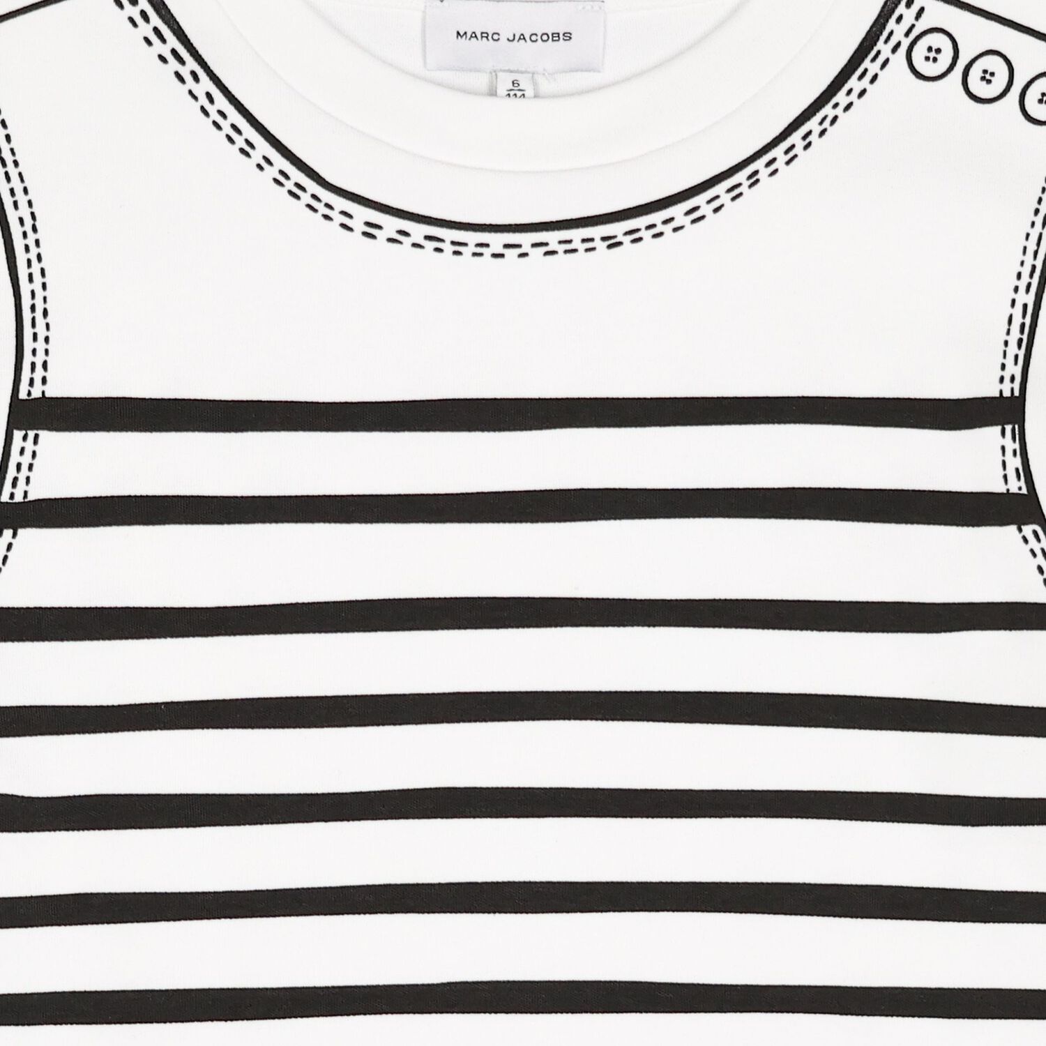 Girls White Logo T-Shirt, 1, hi-res