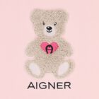 Girls Pink Teddy Bear Logo T-Shirt, 2, hi-res