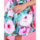 Girls Green & Pink Floral Bag, 1, hi-res