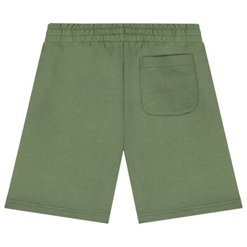 Boys Khaki Tiger Logo Shorts
