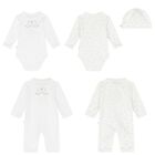 White Angel Wings Romper Gift Set, 1, hi-res