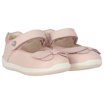 Baby Girls Pink First Steps Shoes