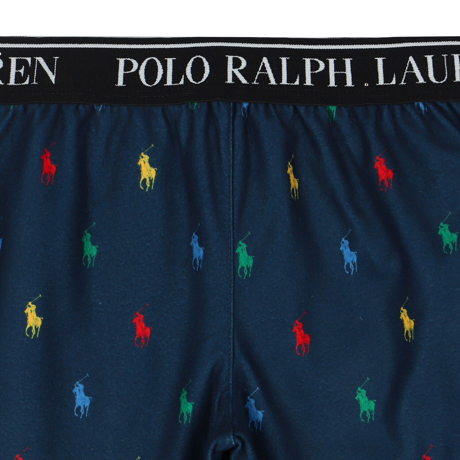 Boys Navy Logo Pyjama Trousers, 1, hi-res