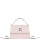 حقيبة يد وردية اللون للبنات من قماش الكريب, 1, hi-res