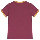 Burgundy & Ivory Logo T-Shirt, 1, hi-res