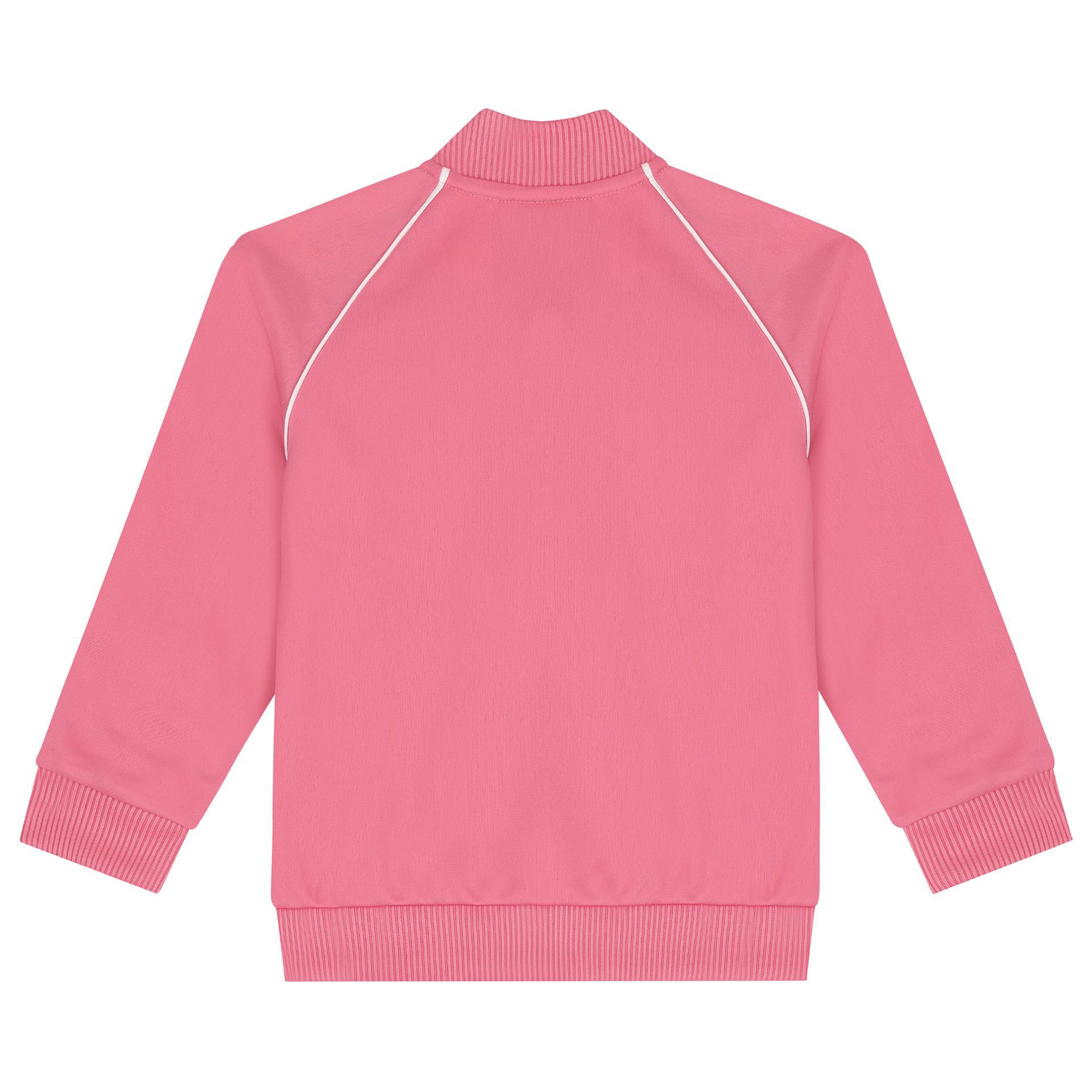 Adidas Kids Girls Pink Logo Tracksuit Junior Couture UAE