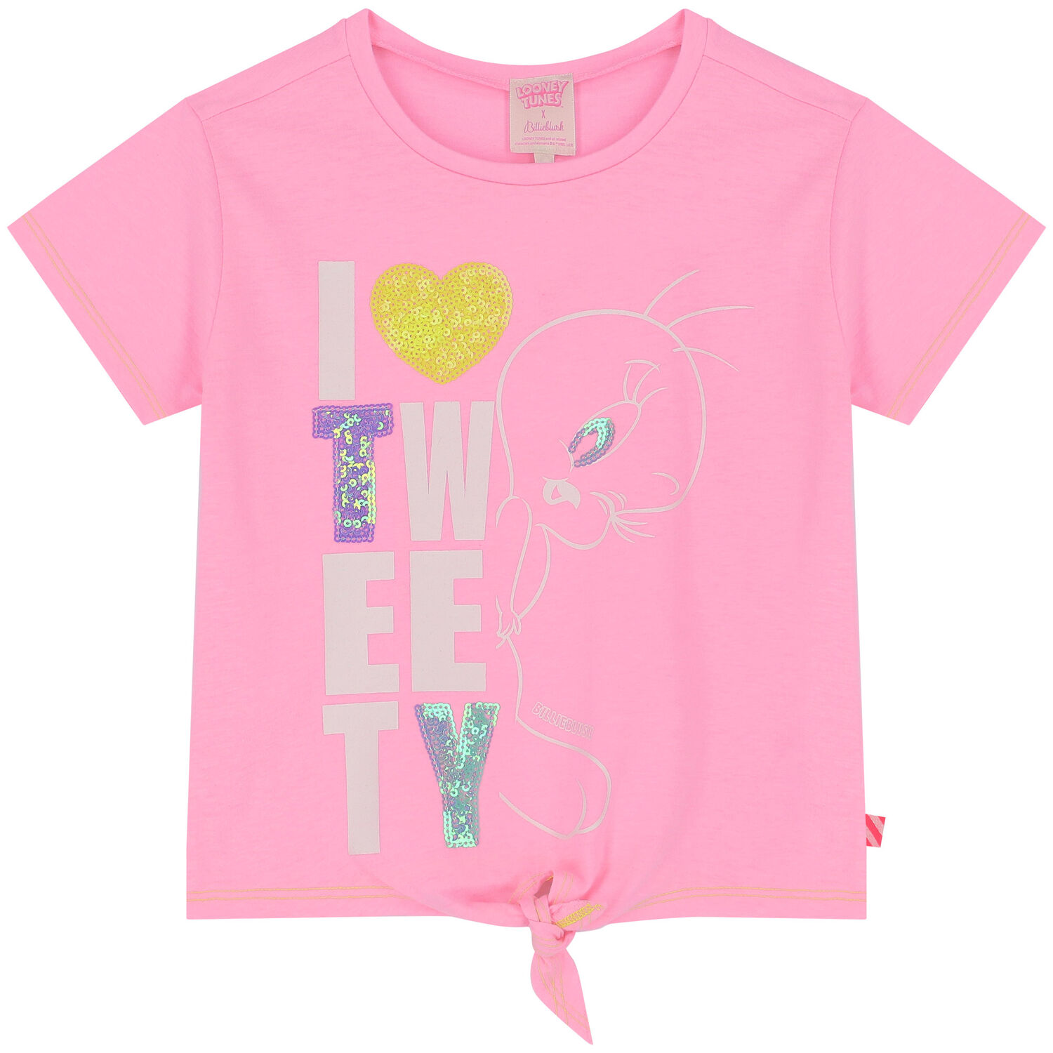 Girls Pink Tweety Bird T-Shirt, 1, hi-res image number null