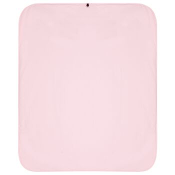 Baby Girls Pink & Gold Logo Blanket