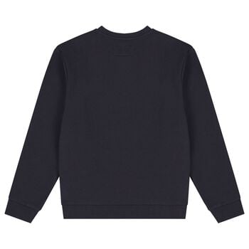 سويت شيرت اولاد بشعار تيدى بير باللون الكحلى 