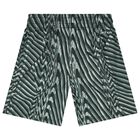 Boys Green & Black Logo Shorts, 1, hi-res