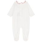 Baby Girls White & Red Babygrows ( 2-Pack ), 2, hi-res