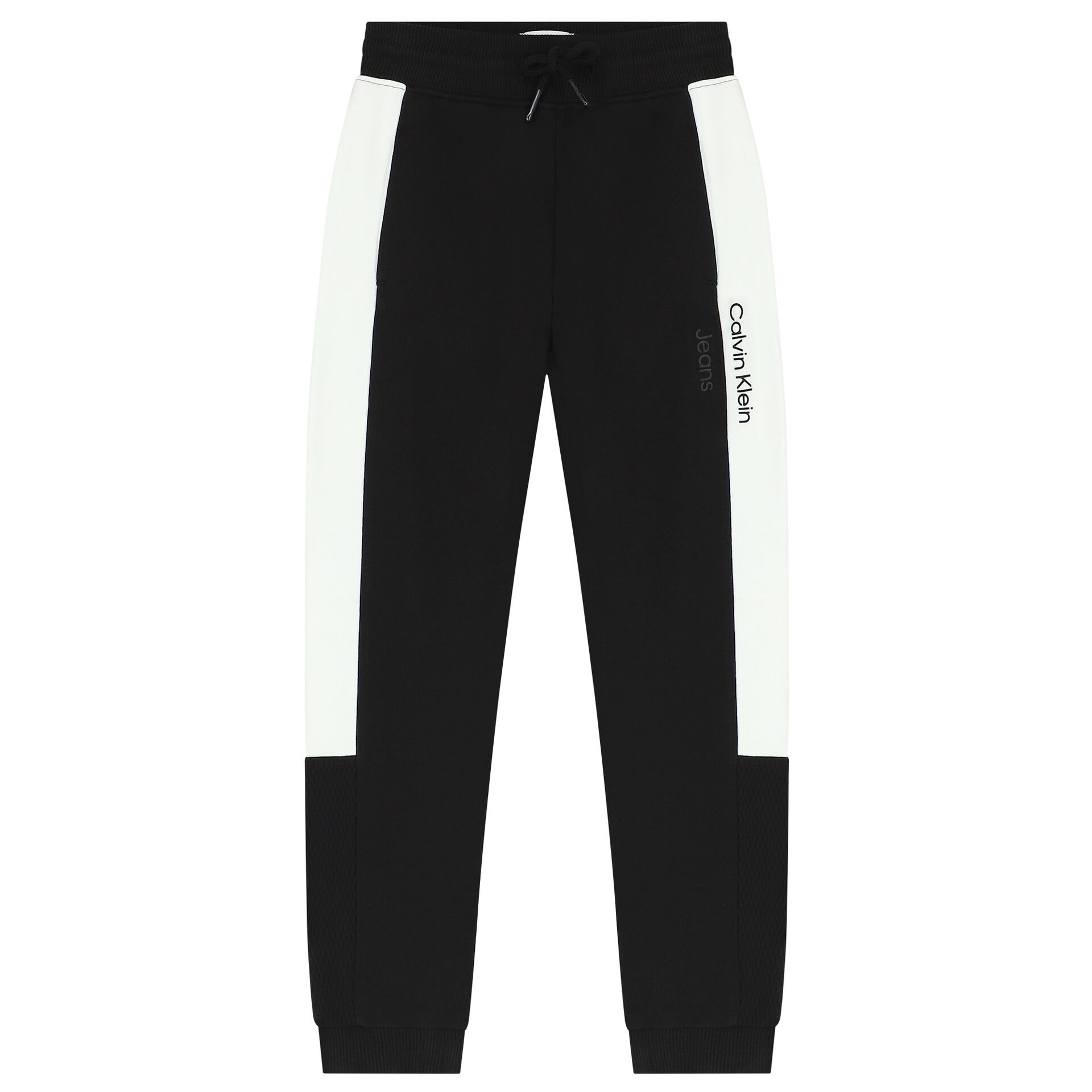 Calvin Klein Boys Black Logo Joggers Junior Couture UAE