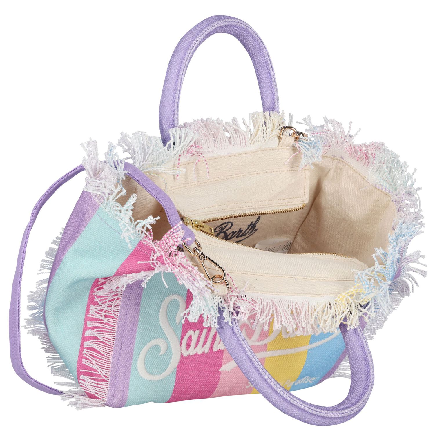 حقية يد بنات بالشعار باللونقوس قزح, 1, hi-res