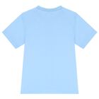 Blue & Grey Trefoil Logo Shorts Set, 1, hi-res