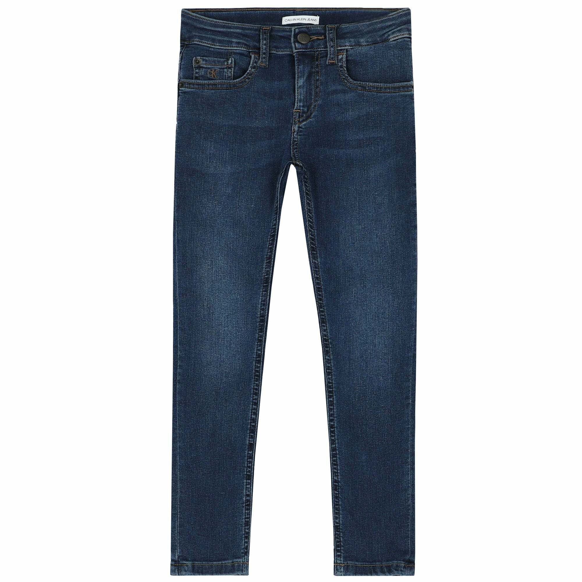 Calvin Klein Girls Blue Denim Skinny Jeans Junior Couture UAE