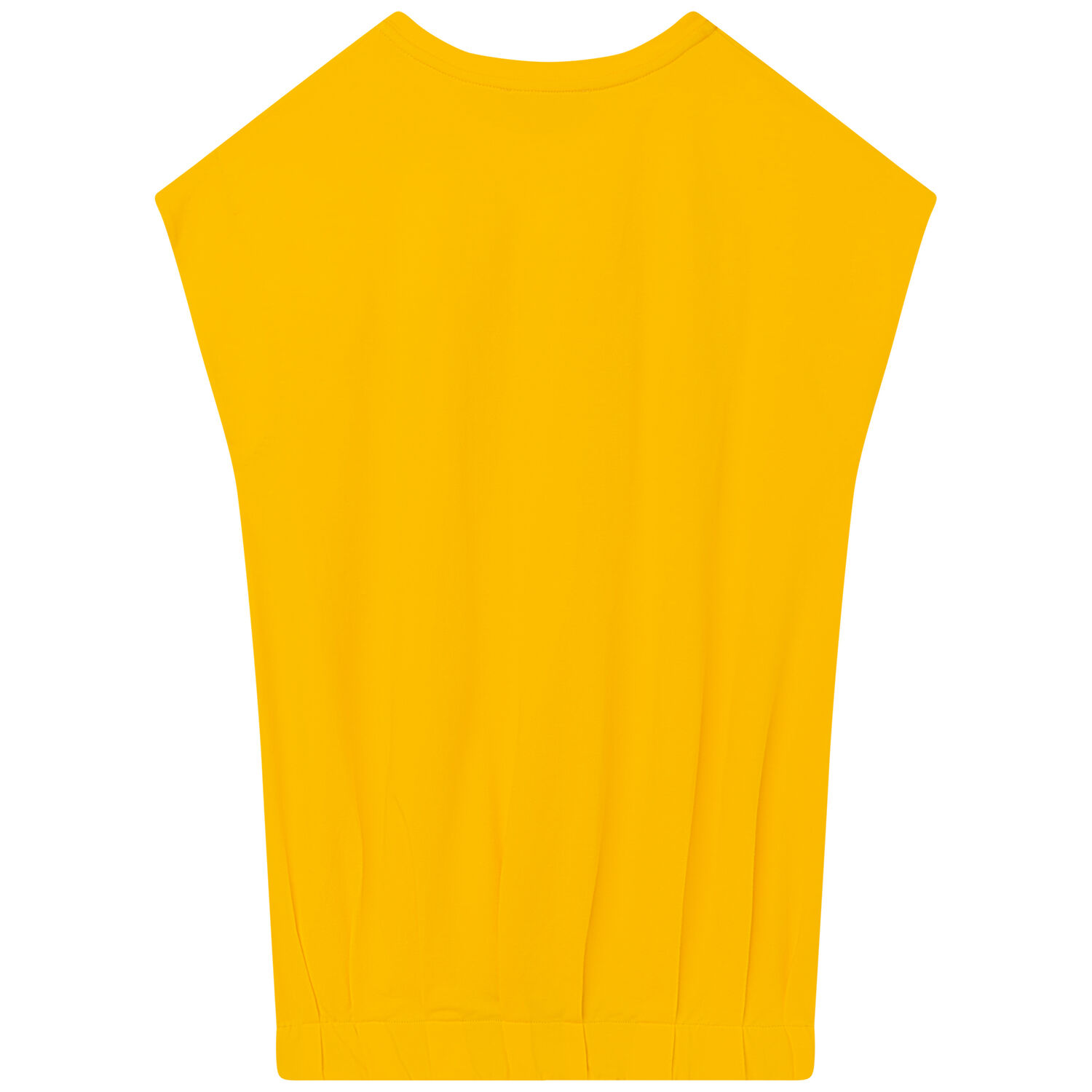 Girls Yellow Logo Dress, 2, hi-res
