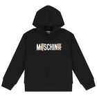 توب هودى بشعار تيدى باللون الاسود, 1, hi-res