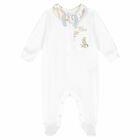 White Geo Map Babygrow, 2, hi-res