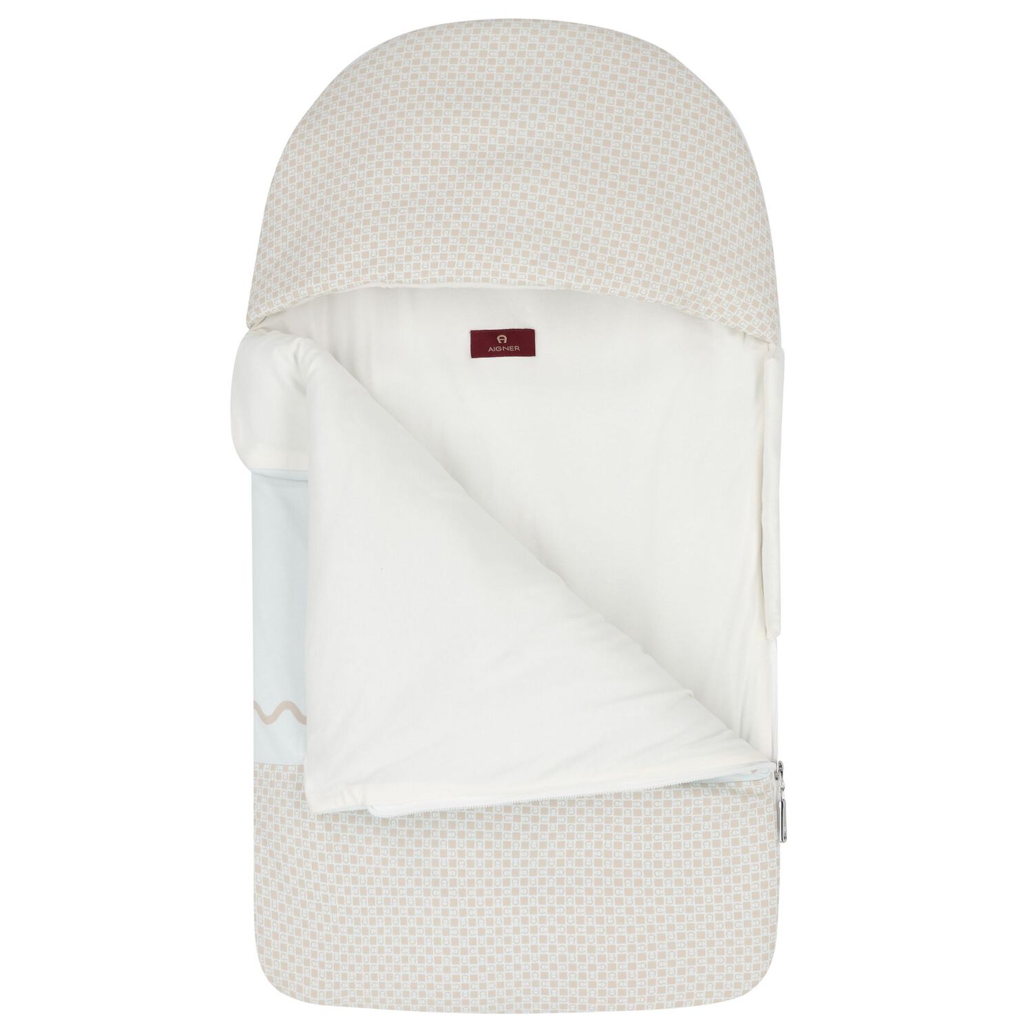 مدس اولاد بالشعار بشكل تيدى بير باللون البيج والازرق , 2, hi-res