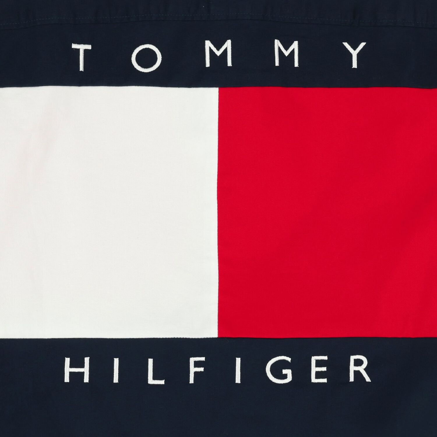 Boys Navy Blue, Red & White Logo Shirt, 1, hi-res