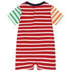 Baby Boys Multi-Colored Logo Romper, 1, hi-res