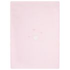 Baby Girls Pink Teddy Bear Blanket, 1, hi-res