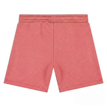 Younger Boys Red Logo Shorts