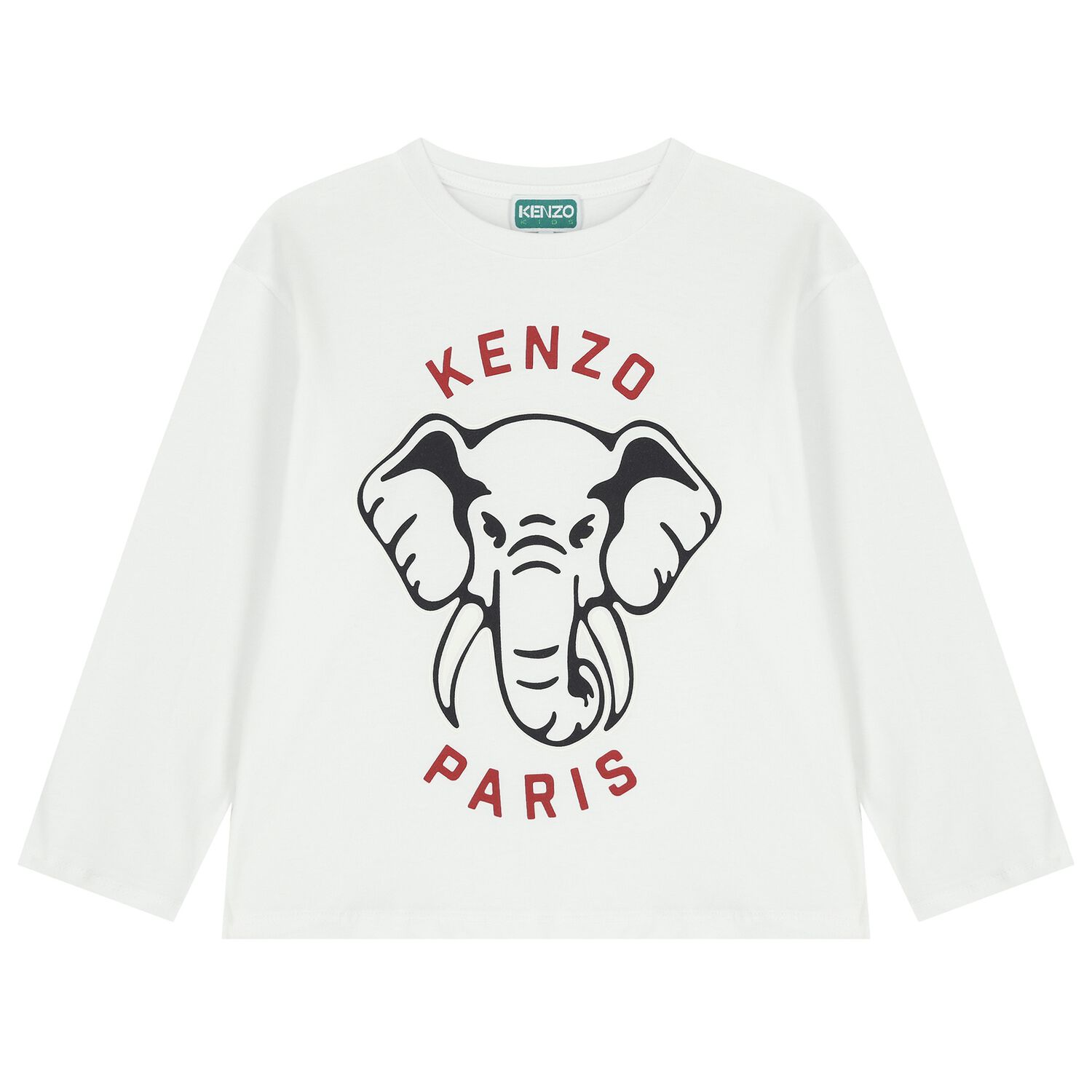 White Elephant Logo Long Sleeve Top, 1, hi-res