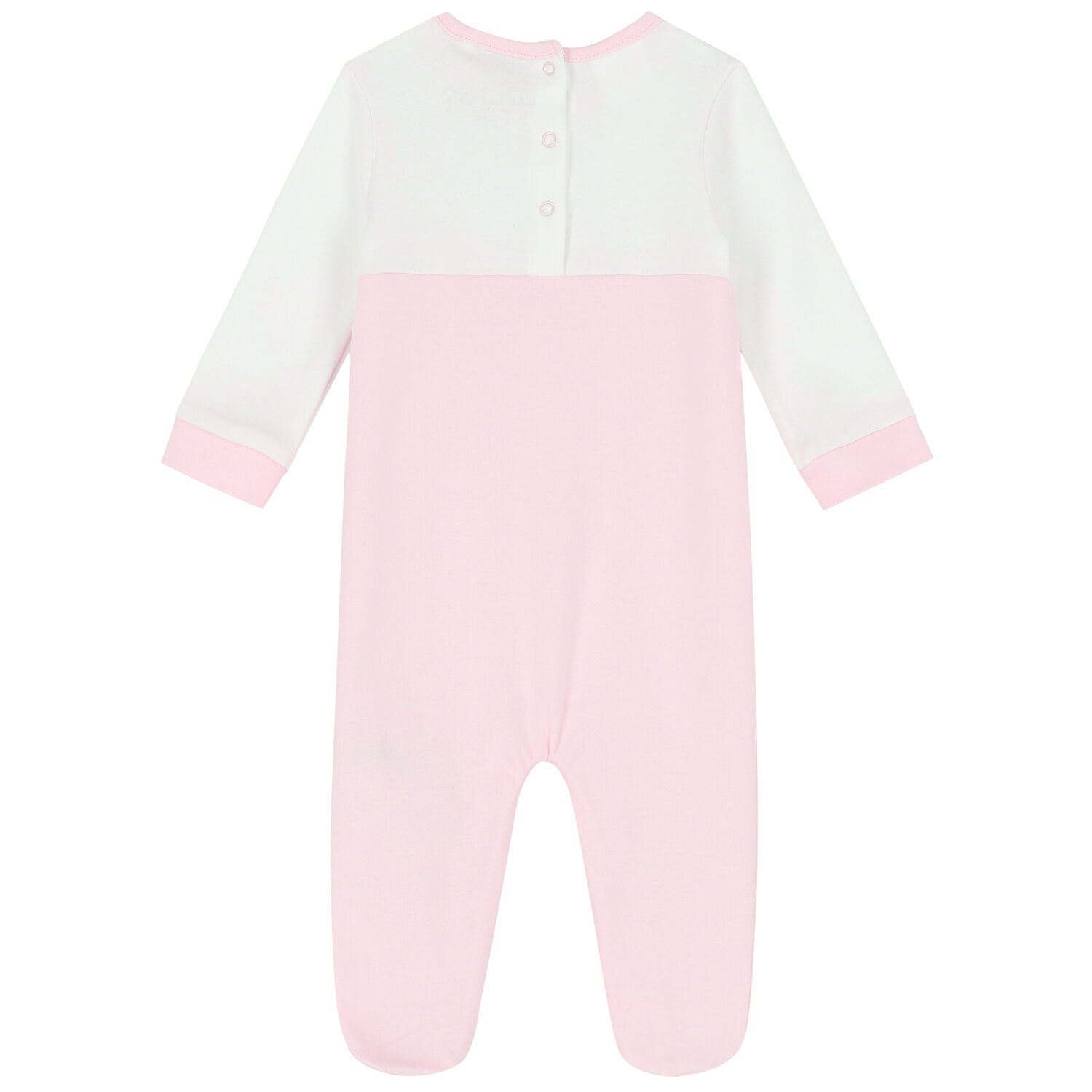 White & Pink Logo Babygrow, 22, hi-res image number null